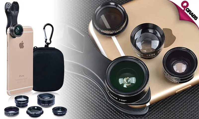 5-in-1 Lens Kit for Smartphones!